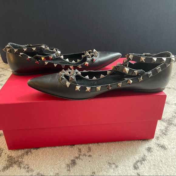 Valentino rockstud flats - Picture 10 of 14
